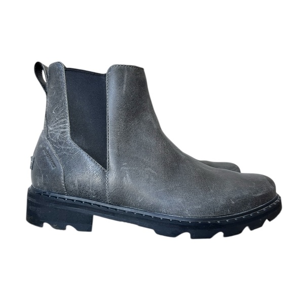 Sorel Shoes - Sorel Lennox Chelsea Waterproof Boots in Quarry Gray women’s size 12/43 EU